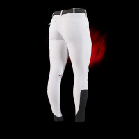 Calça Equestro slim fit masculina Ridertechnology com costuras termo seladas Branco