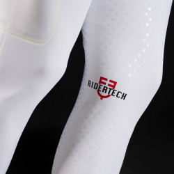 Calça Equestro slim fit masculina Ridertechnology full grip Branco Calça Equestro slim fit masculina Ridertechnology full grip Branco