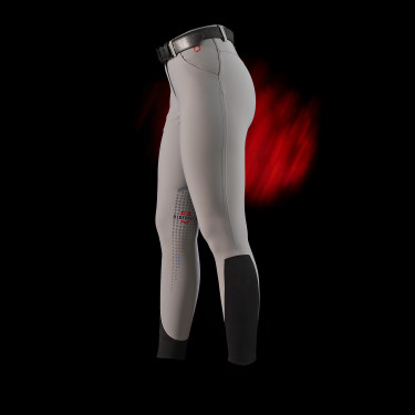 Calças femininas slim fit Equestro Ridertechnology com costuras termo-seladas Calças femininas slim fit Equestro Ridertechnology com costuras termo-seladas