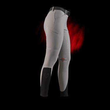 Calça slim fit feminina Equestro Ridertechnology full grip