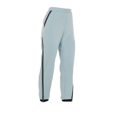 Calça feminina tear-away com zíper em todo o comprimento Equestro Névoa cinza Azul