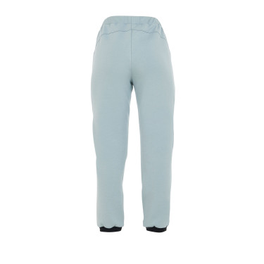 Calça feminina tear-away com zíper em todo o comprimento Equestro Névoa cinza Azul