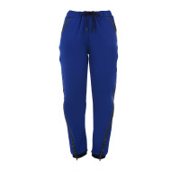 Calça feminina tear-away com zíper em todo o comprimento Equestro Névoa cinza Azul Calça feminina tear-away com zíper em todo o comprimento Equestro Névoa cinza Azul