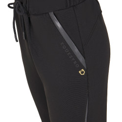 Calça feminina tear-away com zíper em todo o comprimento Equestro Preto