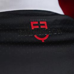 Camisa de competição masculina Equestro Ridertechnology de mangas compridas com botões Preto Camisa de competição masculina Equestro Ridertechnology de mangas compridas com botões Preto