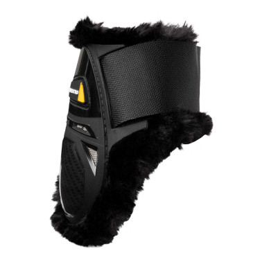 Protetores de boleto Spider Man com lã sintética Equestro Preto