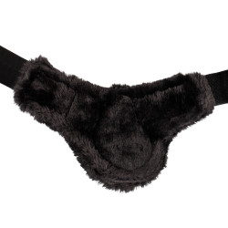 Protetores de boleto Spider Man com lã sintética Equestro Preto