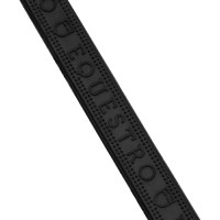 Rédeas de couro e borracha Equestro Preto