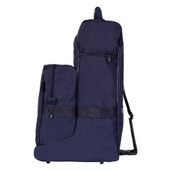 Saco para botas e capacete Equestro com reforço em borracha Marinho Azul-marinho