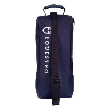Saco para botas e capacete Equestro com reforço em borracha Marinho Azul-marinho