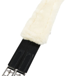 Cilindro de salto com carneiro sintético Equestro Preto