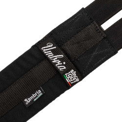 Cinta de salto em tecido com elásticos Umbria Equitazione Preto