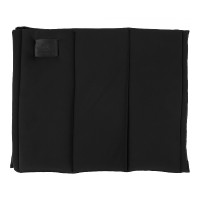 Sub-bandas acolchoadas em algodão macio Preto / preto