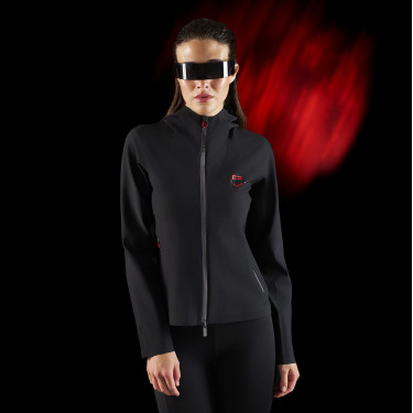 Moletom técnico com capuz feminino Equestro Ridertechnology