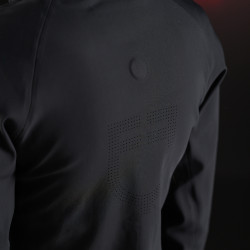 Moletom técnico com capuz feminino Equestro Ridertechnology Preto