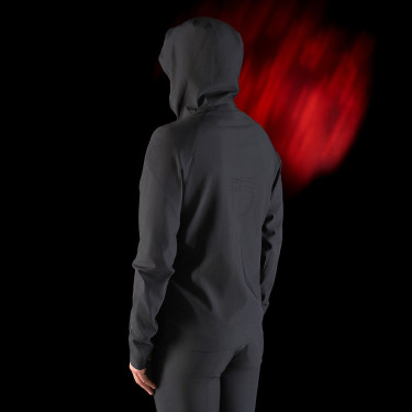 Sweatshirt técnico com capuz masculino Equestro Ridertechnology Sweatshirt técnico com capuz masculino Equestro Ridertechnology