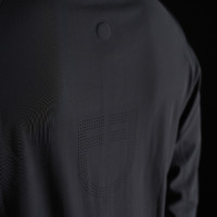 Sweatshirt técnico com capuz masculino Equestro Ridertechnology Preto