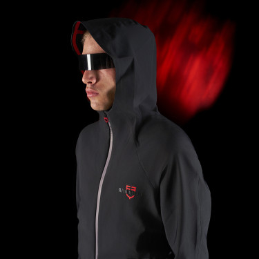 Sweatshirt técnico com capuz masculino Equestro Ridertechnology Sweatshirt técnico com capuz masculino Equestro Ridertechnology