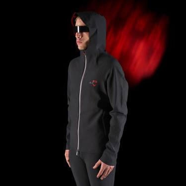 Sweatshirt técnico com capuz masculino Equestro Ridertechnology Sweatshirt técnico com capuz masculino Equestro Ridertechnology
