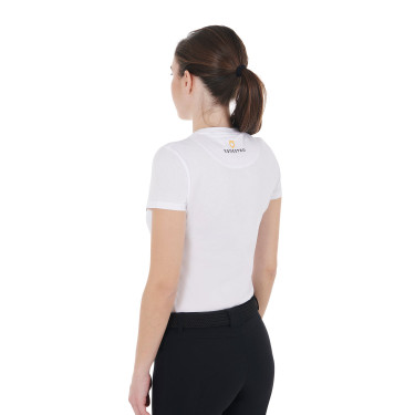 Camiseta de algodão Equestro feminina Horse Lover Camiseta de algodão Equestro feminina Horse Lover