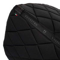 Tapete de dressage Equestro com logótipo em strass Preto Tapete de dressage Equestro com logótipo em strass Preto