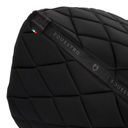 Tapete de dressage Equestro com logótipo em strass Preto Tapete de dressage Equestro com logótipo em strass Preto
