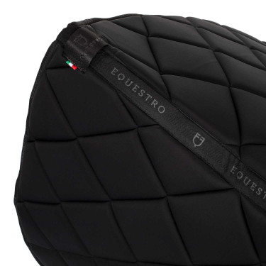 Tapete de dressage Equestro com logótipo em strass Tapete de dressage Equestro com logótipo em strass