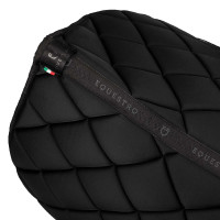 Tapete de salto com logotipo em strass Equestro Preto Tapete de salto com logotipo em strass Equestro Preto
