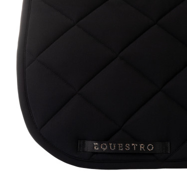 Almofada de sela de dressage Equestro com logótipo em strass Almofada de sela de dressage Equestro com logótipo em strass