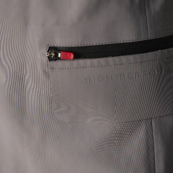 Casaco de competição masculino Equestro Ridertechnology com costuras termo-seladas Pássaro zombeteiro Cinzento Casaco de competição masculino Equestro Ridertechnology com costuras termo-seladas Pássaro zombeteiro Cinzento