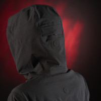 Casaco impermeável feminino Equestro Ridertechnology com zíper Preto