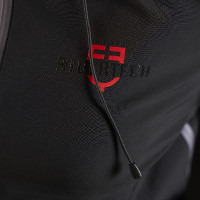 Casaco impermeável feminino Equestro Ridertechnology com zíper Preto