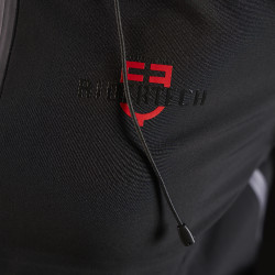 Casaco impermeável feminino Equestro Ridertechnology com zíper Preto Casaco impermeável feminino Equestro Ridertechnology com zíper Preto