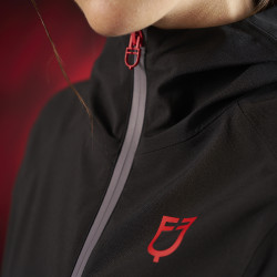Casaco longo impermeável feminino Equestro Ridertechnology Preto Casaco longo impermeável feminino Equestro Ridertechnology Preto