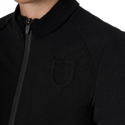 Casaco softshell feminino em tecido técnico acolchoado Equestro Preto