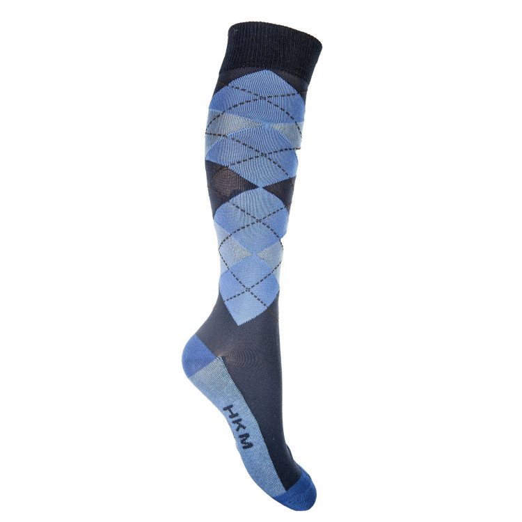 Meias Check Classico HKM Meias Check Classico HKM