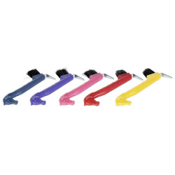 Cureta HKM Cabeça de cavalo com escova Cureta HKM Cabeça de cavalo com escova