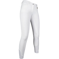 Calça Limoni PAM Horse fundo 3/4 Alos HKM Branco