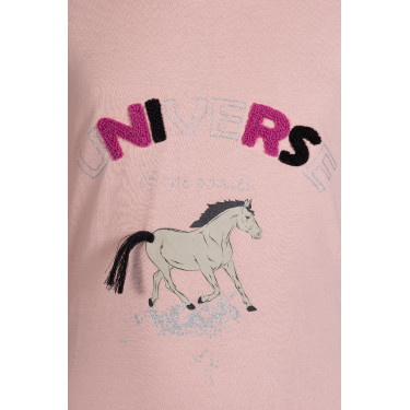 Pólo de mangas compridas Polly HKM criança Rosa