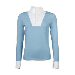 Polo de competição Virginia de manga comprida feminino HKM Polo de competição Virginia de manga comprida feminino HKM