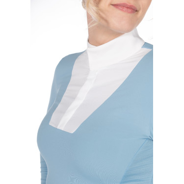 Polo de competição Virginia de manga comprida feminino HKM Polo de competição Virginia de manga comprida feminino HKM
