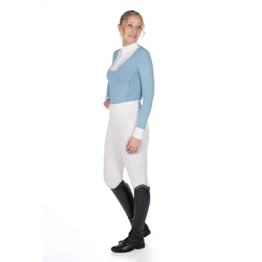 Polo de competição Virginia de manga comprida feminino HKM Polo de competição Virginia de manga comprida feminino HKM