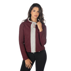 Moletom Livigno feminino HKM Bordéus Moletom Livigno feminino HKM Bordéus