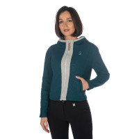 Moletom Livigno feminino HKM Bordéus Bordô Moletom Livigno feminino HKM Bordéus Bordô