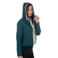 Moletom Livigno feminino HKM Bordéus Bordô Moletom Livigno feminino HKM Bordéus Bordô