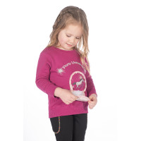 Moletom Polly HKM infantil Magenta Rosa