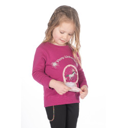 Moletom Polly HKM infantil Magenta Rosa