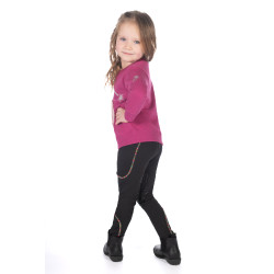 Moletom Polly HKM infantil Magenta Rosa