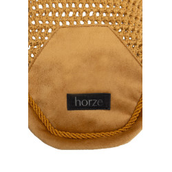 Boné antimoscas Demélont Horze Marrom dourado Castanho Boné antimoscas Demélont Horze Marrom dourado Castanho