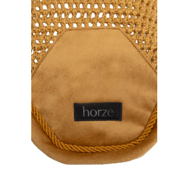Boné antimoscas Demélont Horze Marrom dourado Castanho Boné antimoscas Demélont Horze Marrom dourado Castanho